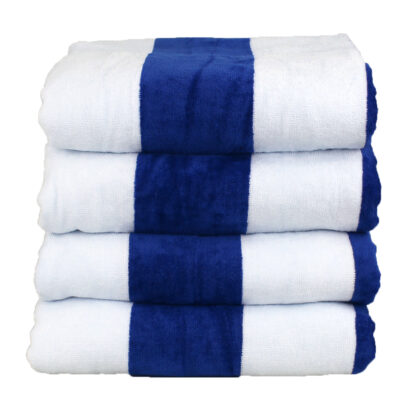 beach towel medium navy stack (1)